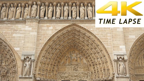View of Notre Dame De Paris Cathedral, France
