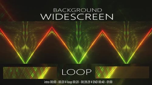 Grüne Vj Wall Waves 8K