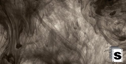 Abstract Black Ink Swirls and Mixing