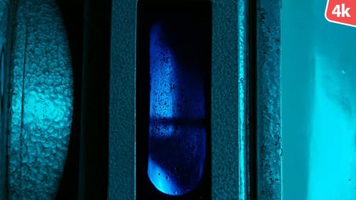 Electrical Machine Interior Close Up Shot