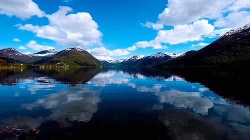 Beautiful Nature Norway With Water