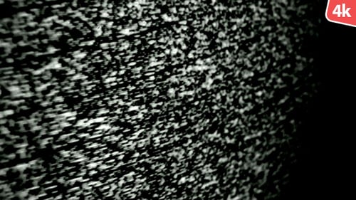 Black and White Static Digital Distortion Heavy Noise