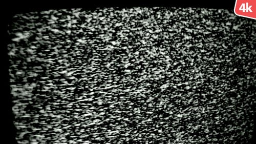 Noisy Static on an Old Television Screen