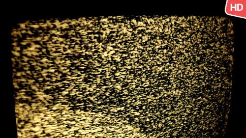 Black and White Static on an Old Television