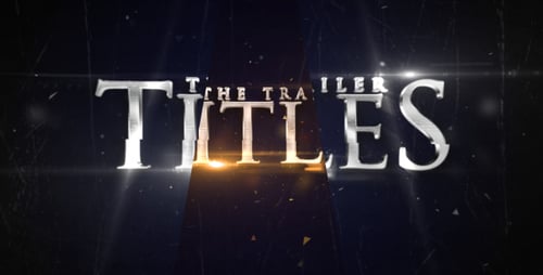 Cinematic Trailer Text Reveal