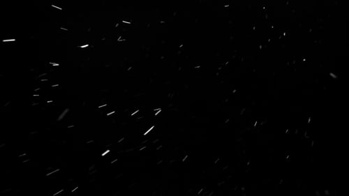 Fallender Schnee auf Schwarz