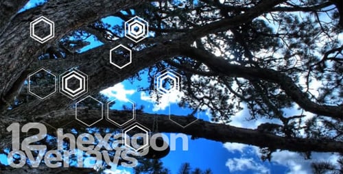 Hexagon overlays pack