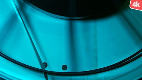 Close Up of Rotating Manufacturing Device