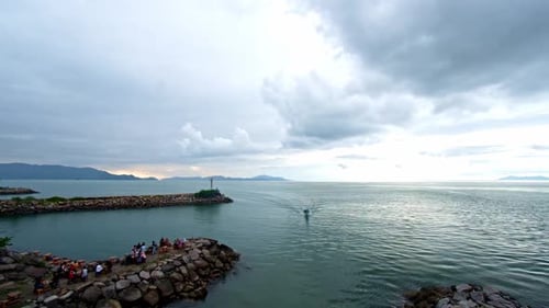 Timelapse of Sunset at Sea