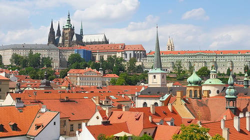 Vista de Praga, Plaza de la Ciudad Vieja, República Checa
