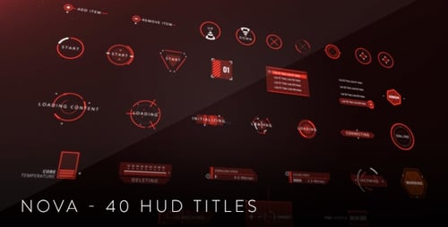 Nova - 40 títulos de HUD
