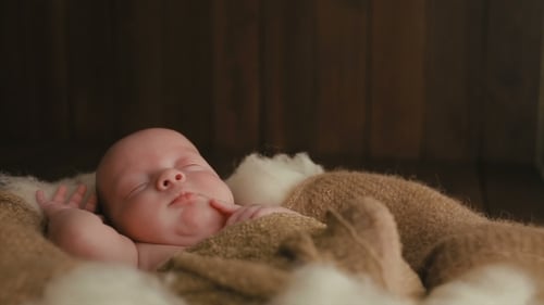 Little Newborn Baby Boy