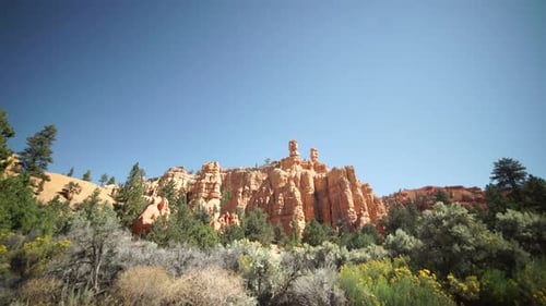 Pan Down In Bryce Canyon National Park 3