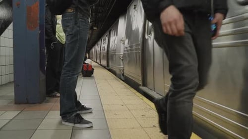 Views Of Subway Train In Nyc 1
