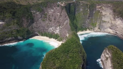 Aerial View of Kelingking Beach