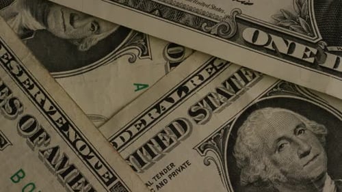 Foto rotativa de dinheiro americano (moeda) - MONEY 466