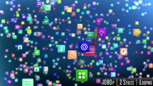 Plano de fundo do mercado de aplicativos para smartphones