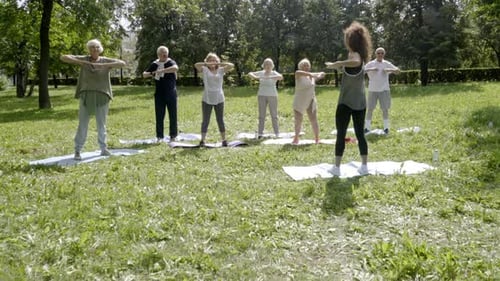 Yoga Class in Green Park Led By Instructor