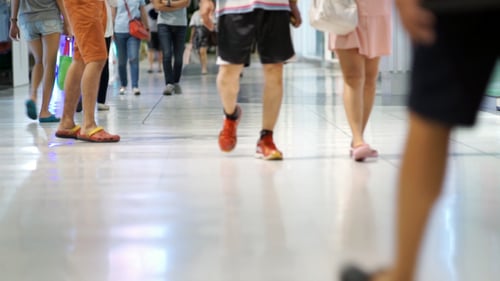 Crowd in Shopping Mall 06