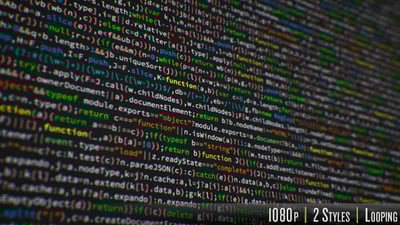 3D Programming Code Abstract Technology Background of Software ...