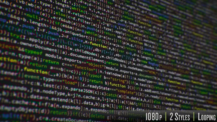 3D Programming Code Abstract Technology Background of Software ...