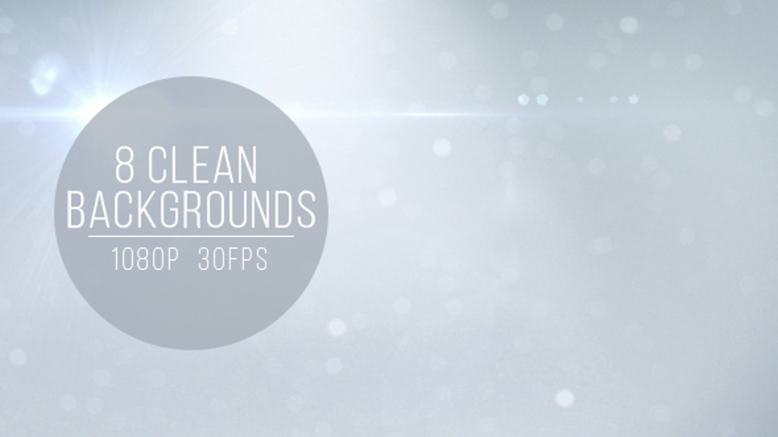 Clean Modern Light Backgrounds with Animated Particles and Lens Flares ...