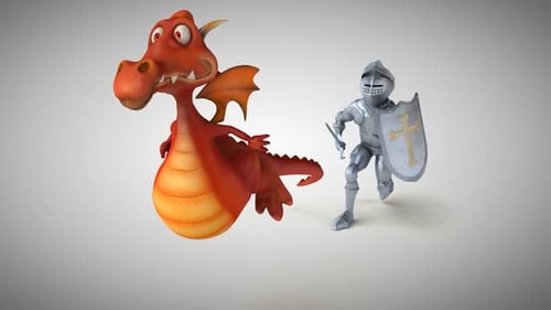 Knight and Dragon