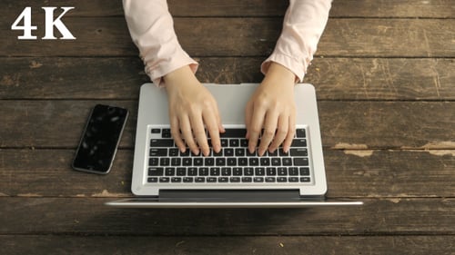 Laptop Overhead View