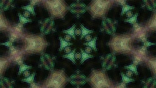 Vibrant Abstract Kaleidoscope Pattern Loop