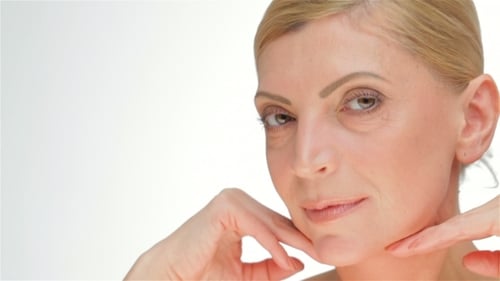 A Face-lift Middle-aged Women