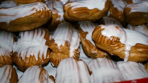 Ready-made Cakes In a Candy Store