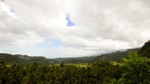 Dschungelberge auf den Philippinen