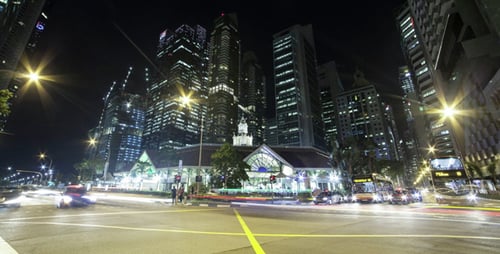 Tráfego central da cidade