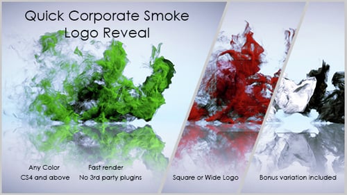 Quick Corporate Smoke Logo Reveal