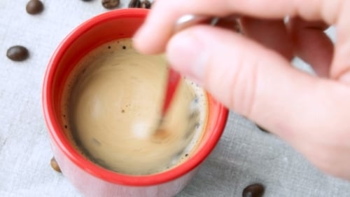 Tasse heißen Espresso