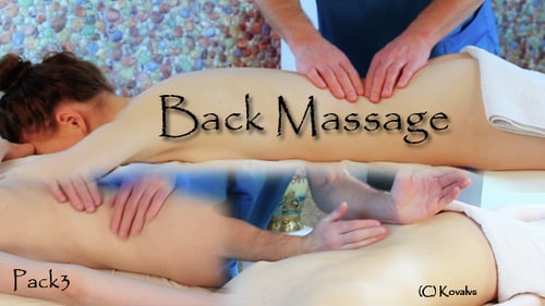 Woman Receiving a Relaxing Back Massage Indoors