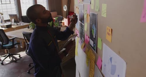 Young creative professional working in a modern office