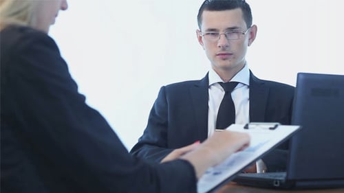 Business Report in Office