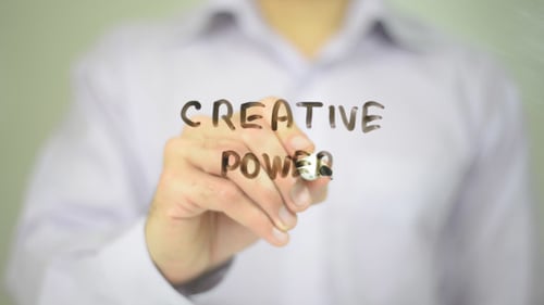 Fast, Man Writing on Transparent Screen