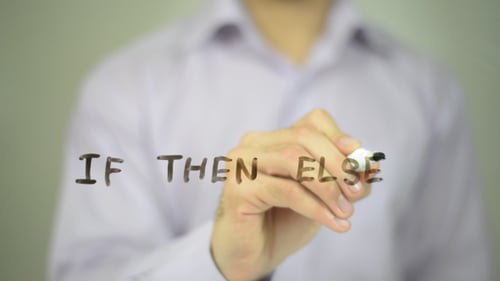 Writing 'If Then Else' Text Message