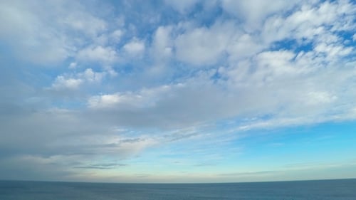Cloudy Sky over the Sea.