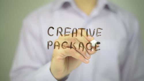 Hand Writes Creative Package with Black Marker