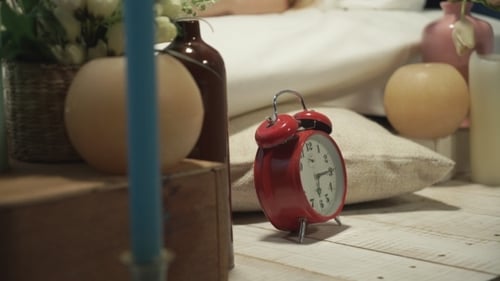 Red Alarm Sounds, The Girl Is Turn Off And Sleeping.