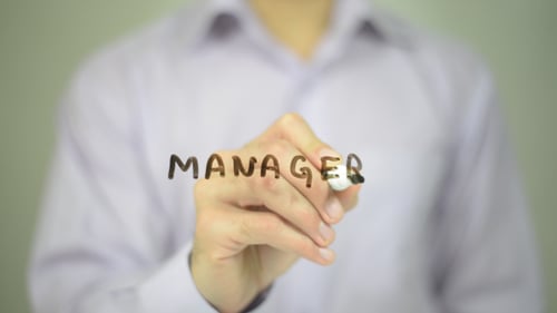 Hand Writes the Word Manager