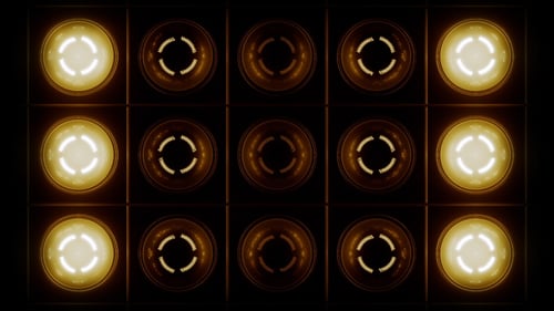 Dynamic Flashing Stage Lights Pattern Loop Pack