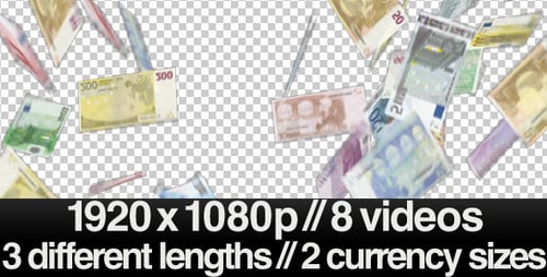 8 Videos of Euro Falling / Raining out of the Sky