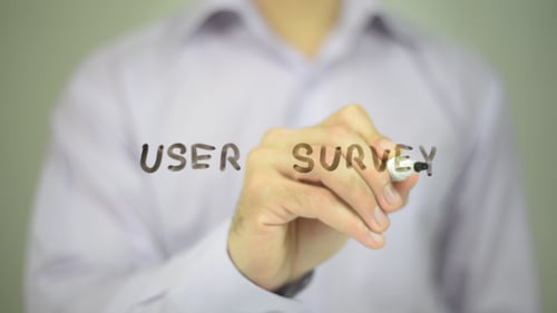 Writing User Survey on Transparent Surface