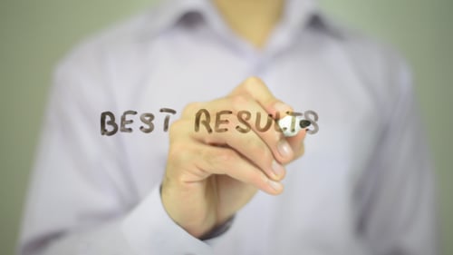 Hand Writes Best Results on Transparent Surface