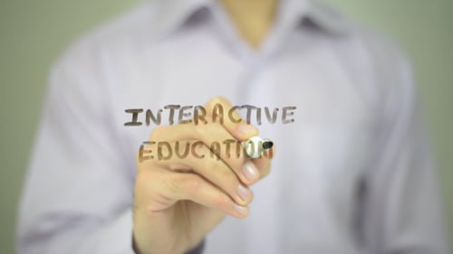 Writing Interactive Education with a Marker