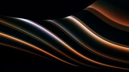 Elegant Abstract Golden Lines Flowing Wave Background